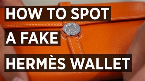 how to spot fake hermes wallet|how to detect a hermes wallet.